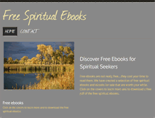 Tablet Screenshot of freespiritualebooks.com